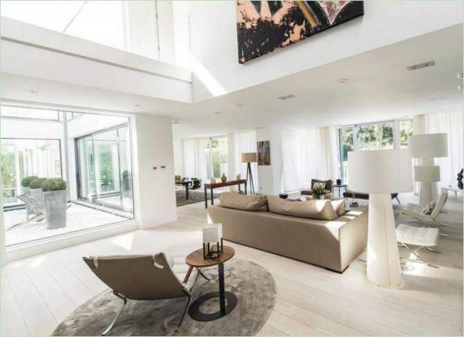 Splendida villa bifamiliare di design
