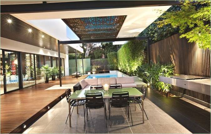 Terrazza di una residenza in Balaclava Road, Australia