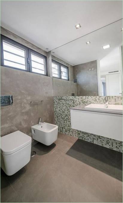 Design degli interni del bagno