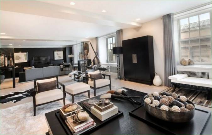 Design degli interni della residenza Triple-Mint a New York