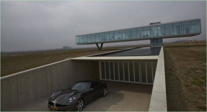 Villa Kogelhof villa futuristica a North Bveland, Paesi Bassi