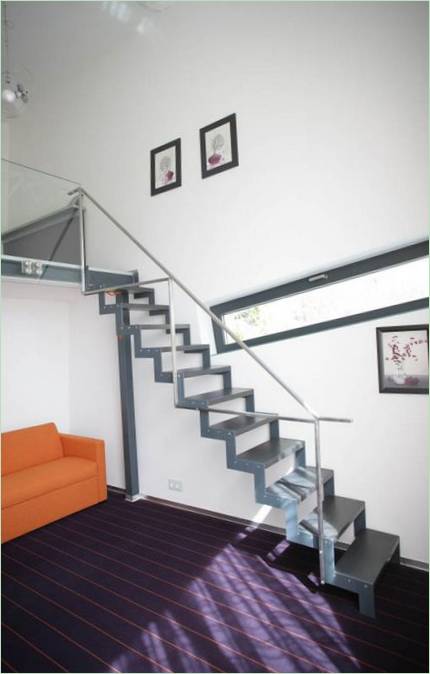 Scala interpiano presso la Zinc House in Romania