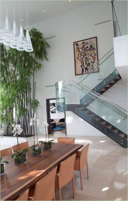 Design degli interni di una villa in Florida