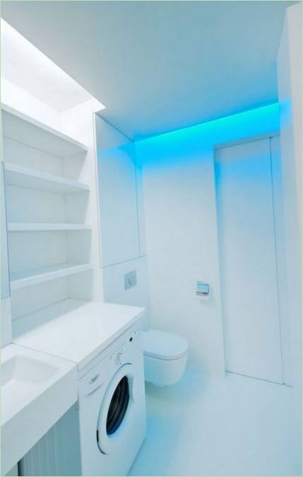 Appartamento bianco interior design