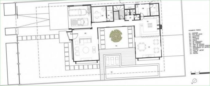 Progetto di casa di campagna
