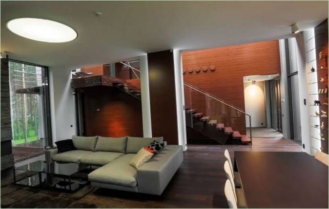 Design degli interni della residenza Onyx House a Tallinn