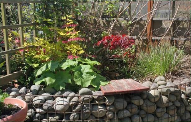 Gabbioni per il giardino