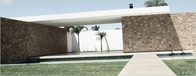 Architettura minimalista della casa di campagna