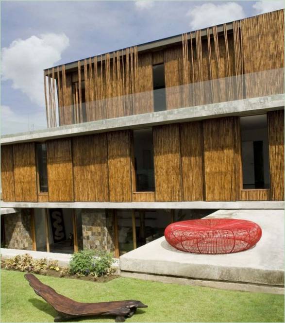 Progetto originale di una casa etnica dell'Atelier Sacha Cotture