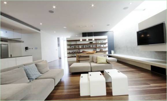 M House design degli interni di una villa per famiglie