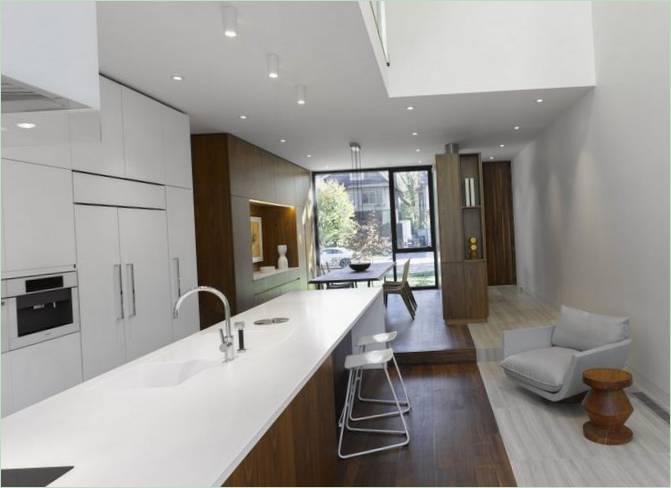 Design degli interni di una casa in Canada
