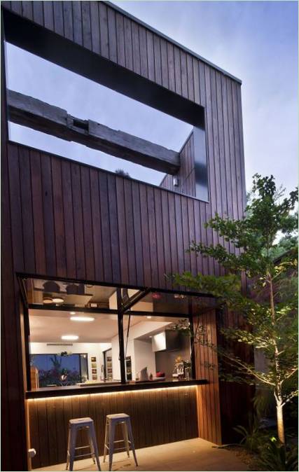 L'originale villa su tre livelli a Victoria, Australia