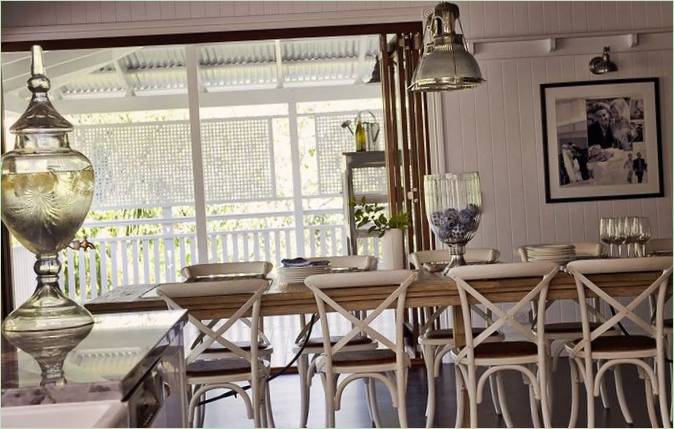 Sala da pranzo mediterranea