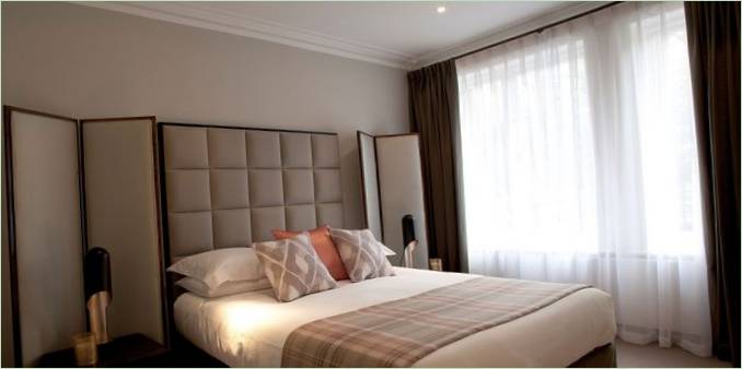 Interior design di lusso della terza camera da letto