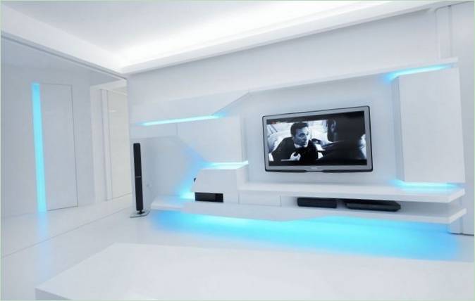 Appartamento bianco interior design