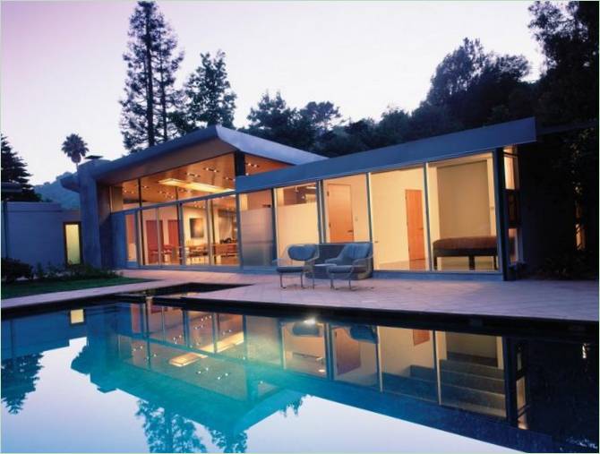 Progetto della residenza Benedict Canyon
