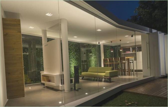 Terrazza in vetro di design in Messico