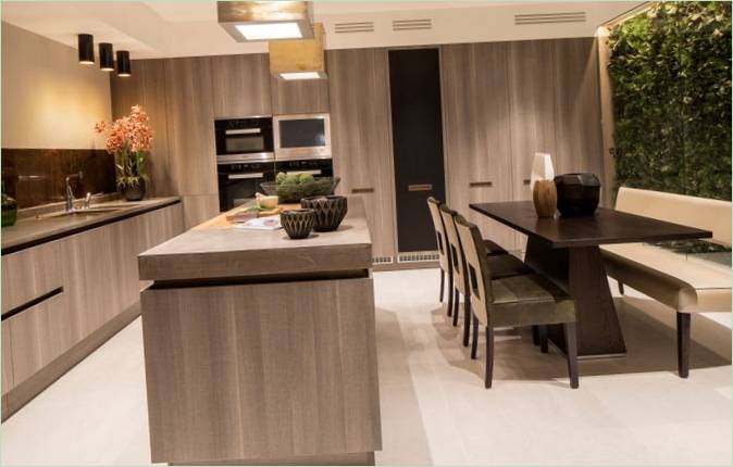 Progettazione della cucina/sala da pranzo presso Eaton Mews North a Londra