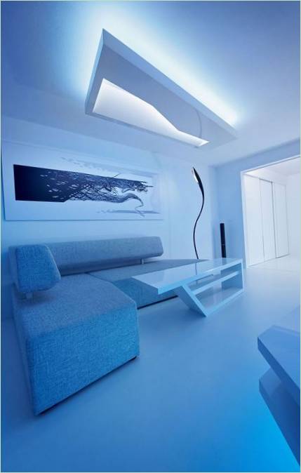 Appartamento bianco interior design