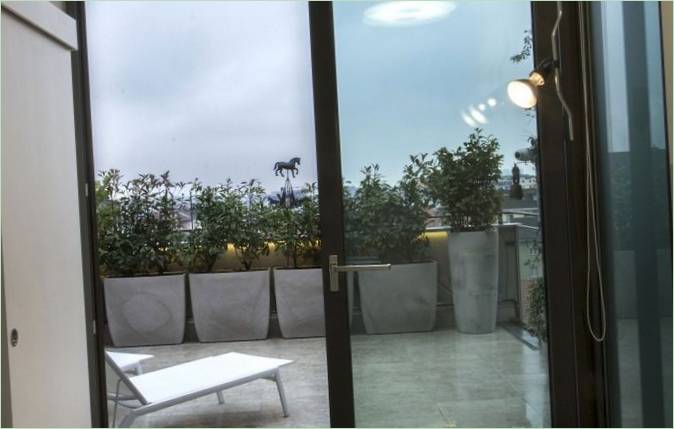 Attico Casa Con Dependance. Il balcone