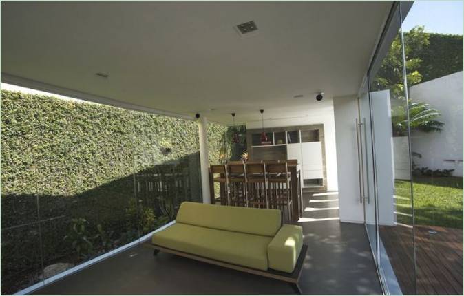 Terrazza in vetro di design in Messico