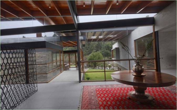 Design degli interni di una casa di campagna peruviana