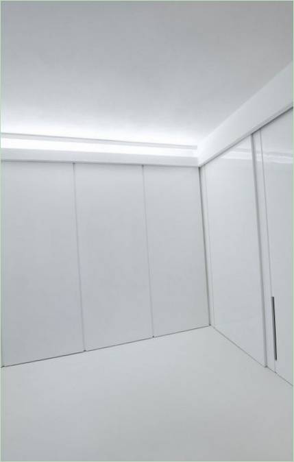 Appartamento bianco interior design