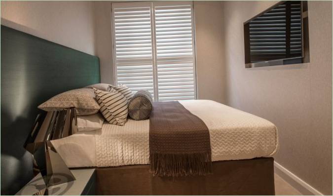 Progetto di interni per una camera da letto a Eaton Mews North, Londra