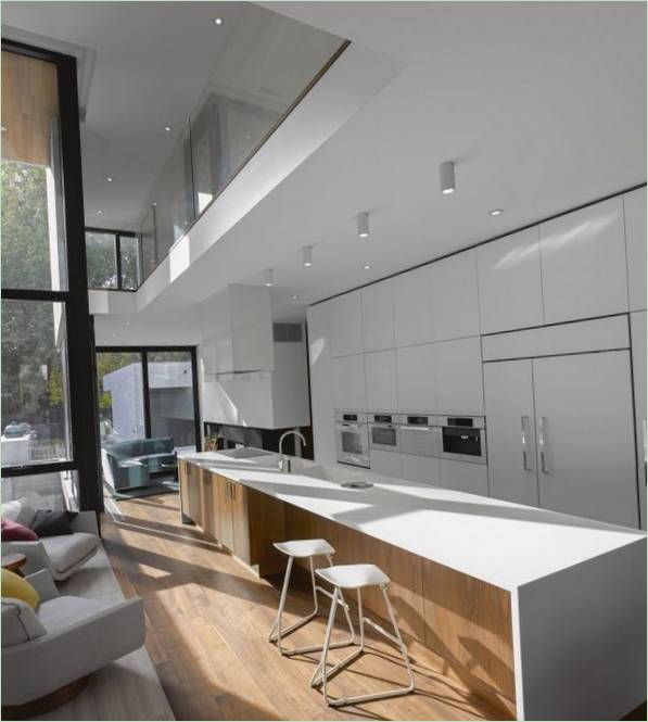 Design degli interni di una casa in Canada