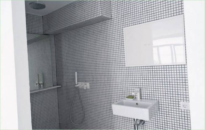Interno del bagno con doccia