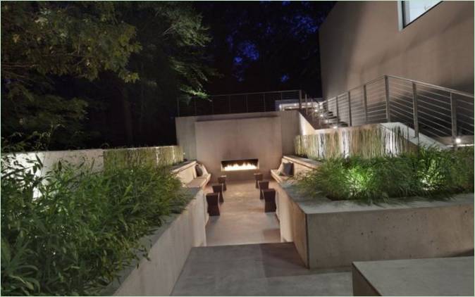Area ricreativa presso la residenza di New Canaan