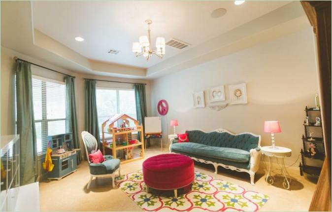 Interno della stanza dei giochi per bambine