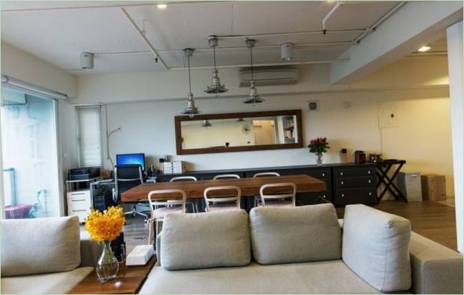 Progetto di interni di un monolocale di PMK+designers