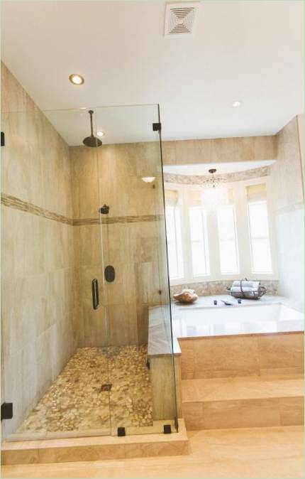 Cabina doccia in vetro