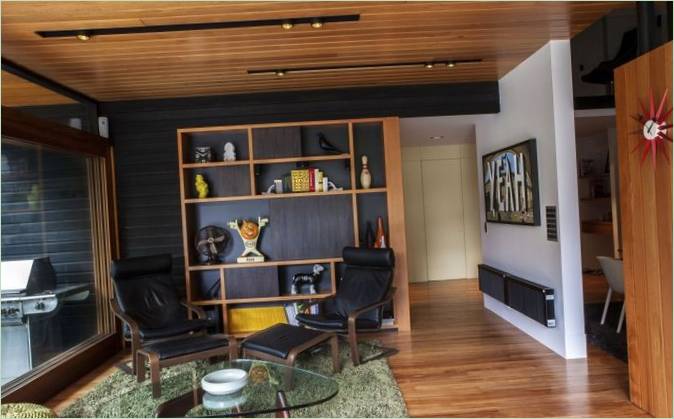 L'interno della villa di Marine Parade in Nuova Zelanda