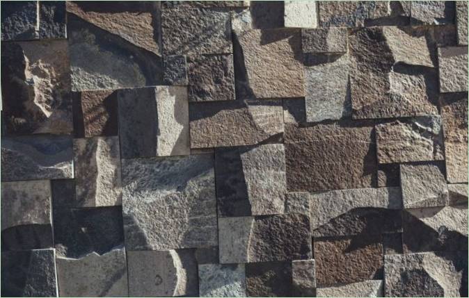 Parete decorativa in pietra
