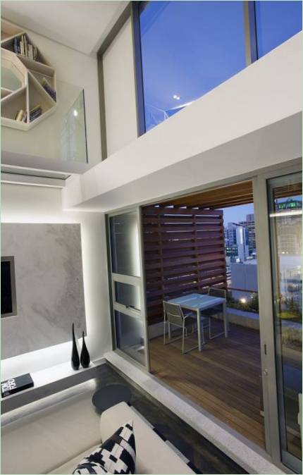 L'interior design d'avanguardia di un appartamento realizzato dal team di architetti SAOTA in Sudafrica