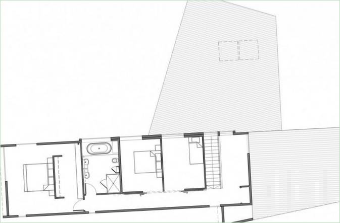 Interni eleganti della Nelson House di Kerr Ritchie, Nuova Zelanda
