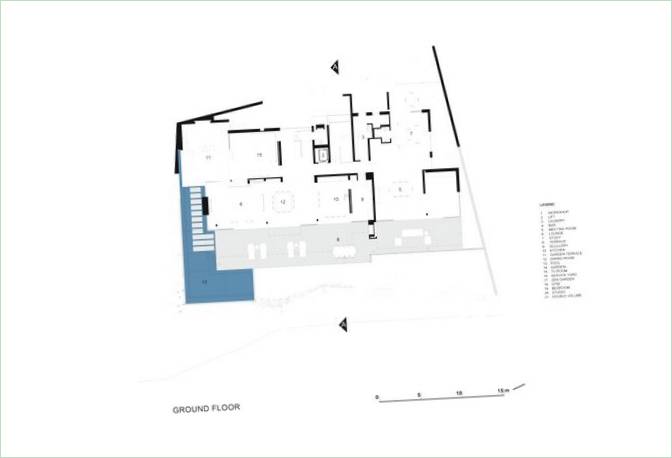 I lussuosi tre livelli della casa Kloof 151, progettata da SAOTA