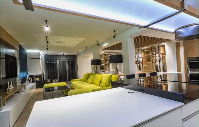 Design degli interni del soggiorno moderno
