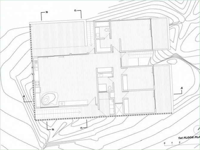 Schema della casa Mirador