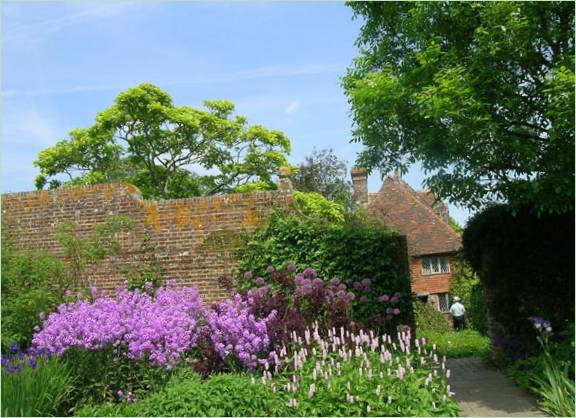 Paesaggio del giardino all'inglese