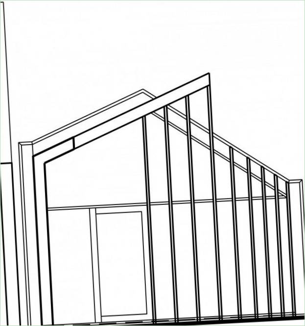 Residenza privata Schema della casa a punto croce