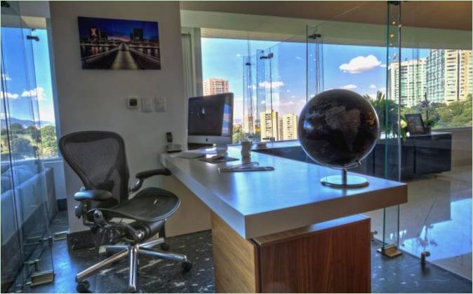 Design degli interni del P-901 di Città del Messico