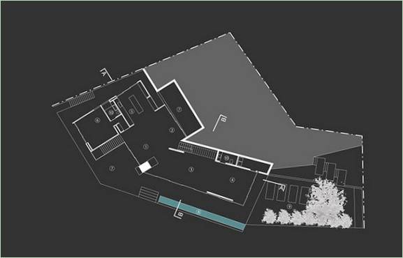 La pianta della villa di XTEN Architecture