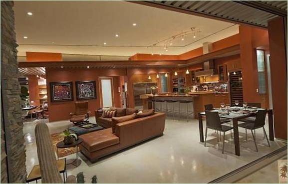 Spazio abitativo in una villa