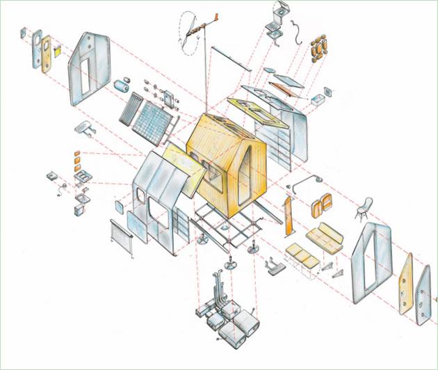Casa Diogene originale di Renzo Piano