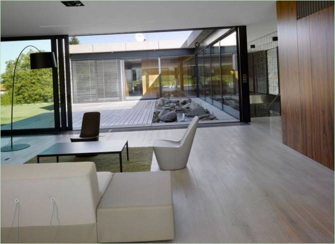 L'interno della villa Řitka