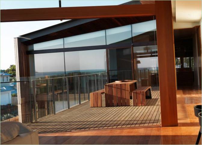 Muro di vimini in una residenza a Queenscliff