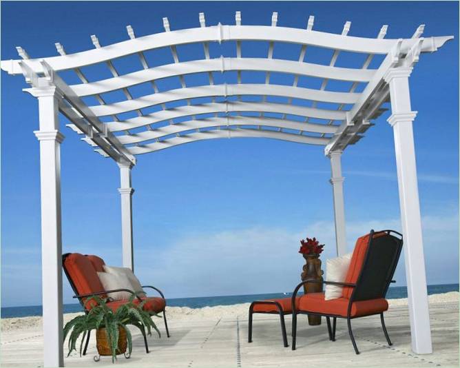 Design della pergola da giardino